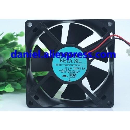 NIDEC D08A-24TS2 01 05 24V 8CM 8025 Inverter Radiator Fan