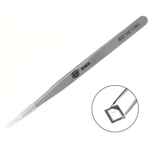 WNB 0.1mm Edge Precision Fingerprint Copper Flying Wire Tweezers 302 Stainless Steel Industrial Tweezers Repair Maintenance Tool