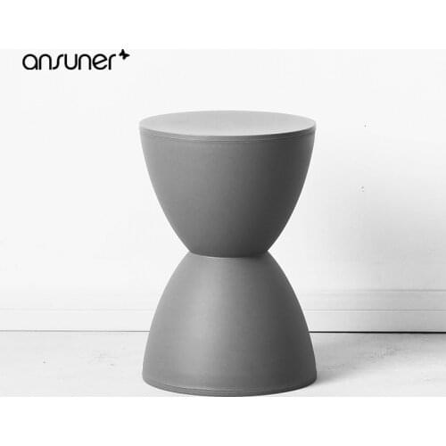 Plastic Shoe Stool Fashion Sofa Side Model Room Corner Short Stool Italian Simple Coffee Table Prince Stool