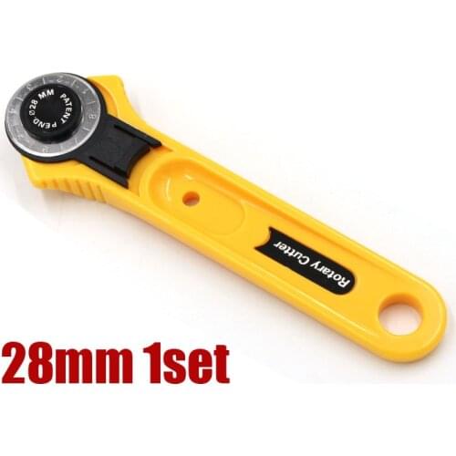 Rotary Cutter 28mm Circular Cut Blade Patchwork Roller Wheel Round Knife Fabric Leather Craft Cutter DIY Sewing Accessories