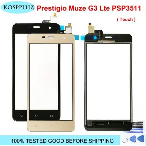 5.0 Inch For Prestigio Muze G3 Lte PSP3511 Duo PSP3511DUO Touch Screen Panel Digitizer High Quality Front Glass Sensor +Adhesive