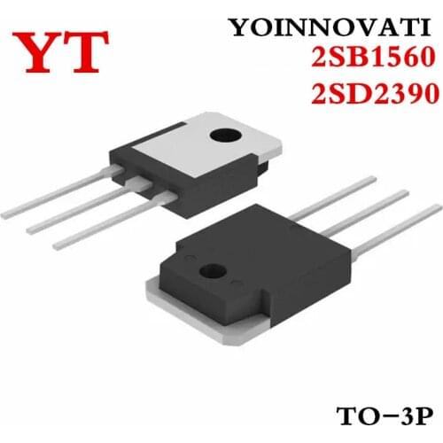 2SB1560 2SD2390 B1560 D2390 1 LOT=10 PCS =5pair =5 PCS 2SB1560 + 5 PCS 2SD2390 TRANS NPN DARL 150V 10A TO-3P