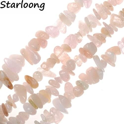 3*6*10MM Irregular Shape Freeform Chip Gravel Natural Stone Strand Bead Morgan Stone For DIY Jewelry Making Necklace Bracelet