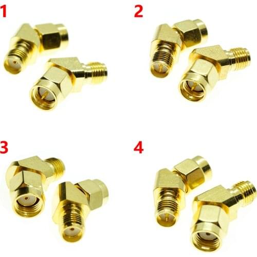 45 Degree Adapter Connector For FPV Race Goggle Antenna Converter SMA Connector TO SMA Connector RP SMA Connector 135 Degree