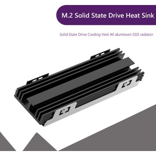 Aluminum Cooling M.2 SSD Heat Sink Thermal Pads Heat Dissipation NGFF PCIE NVME Solid State Hard Disk Radiator