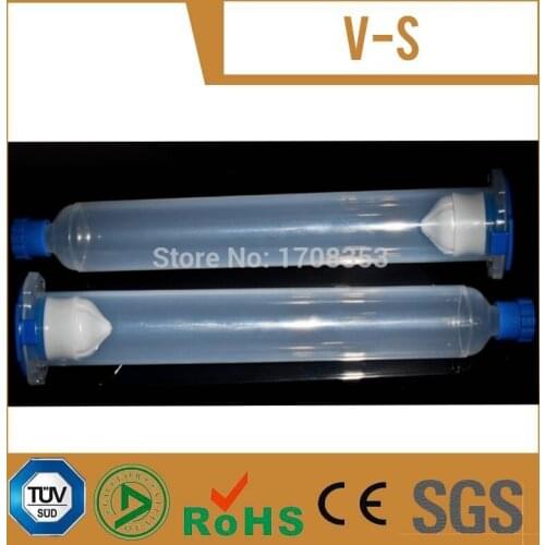 Free Shipping 10cc/ml EFD Pneumatic Syringe With Piston Stopper & End Cover X 3 Sets