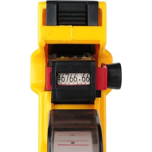 DL Effective price 7502 printer 8 single row price tag automatic number machine for supermarket wholesale mall for office