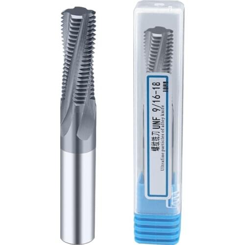 UNC UNF UNEF Threading End Mills 1/4" 5/16" 7/8" 7/16" 3/4" Milling Cutter Carbide Tungsten Steel Endmill Free Shipping