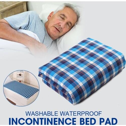 Reusable Washable Waterproof Incontinence Bed Mattress Pad Elderly Kids Diaper Protector Pad