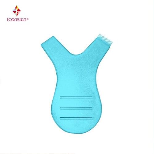 Color Blue Reuseable Plastic Soft Brushes 10 pieces/Bag Mini Disposable Eyelash Tide Up Brush Make Up Beauty Mascara Tools