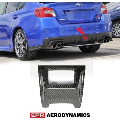 For 14-18 Impreza WRX VAB VAF STI car accessories carbon fiber Rear Fog Light Cover trim