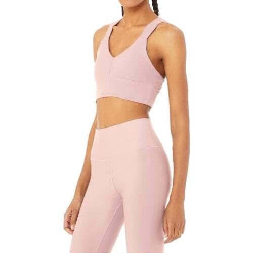 Multiple Colour Girl Female Sexy Outfit Seamless Active Sport High Waist Pants And Bra Fitness Gym Wear Clothing Yoga Set