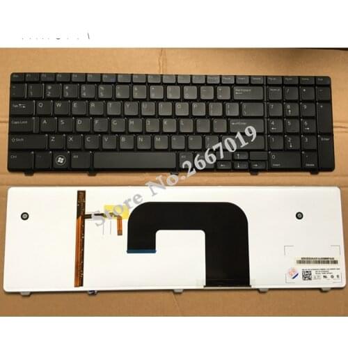 US New Replace laptop keyboard For DELL For Vostro 3700 V3700 I7-720 Backlit