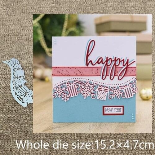 New Design Craft Metal stencil mold Cutting Dies Bearing Gifts decoration scrapbook die cuts Album Paper Card Craft Embossing