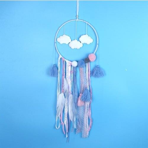 Cloud Dream Catcher Windbell Hanging Technology Windbell Home Decoration Handmade Windbell Warm Home Hanging Pattern Gift