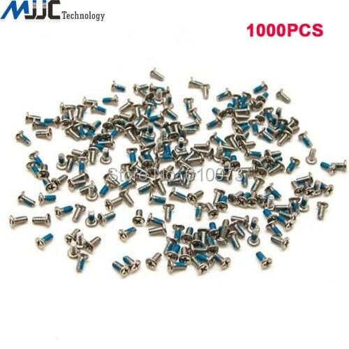 MAIJIEKE For Samsung Galaxy S2 S3 S4 S5 Original Replacement Screws 3.0mm Screws Set Kit 1000PCS