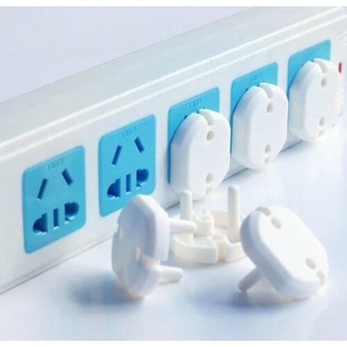 30Pcs/Lot Baby Safety Rotate Cover 2 Holes EU Standard Children Electric Protection Socket Plastic Baby Locks Child Proof Socket