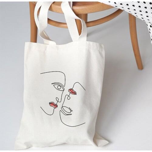 Harajuku Korean Casual Canvas Bag Female Shopper Bags Large Capacity Aesthetic Shoulder Bag for Lady Summer Ulzzang Book Bags