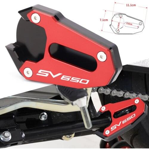 Foot Kickstand Side Stand Enlarger Plate Extension Pad For Honda SUZUKI SV650X SV650 SV 650/650X Gladius SFV650 SFV 650