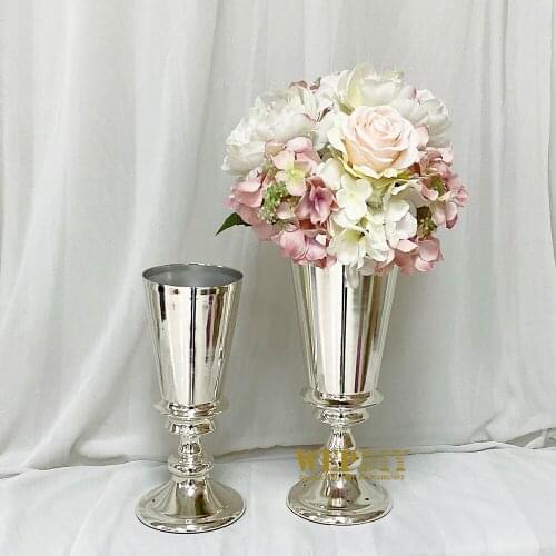 Wedding vase props wrought iron home flower arrangement decoration ornaments wedding scene layout T stage guide