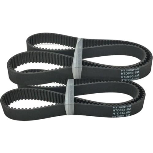 HTD800-5M HTD805-5M HTD810-5M HTD815-5M HTD880-5M HTD885-5M HTD890-5M HTD895-5M Rubber timing belt 1pc