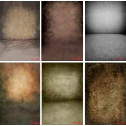 SHENGYONGBAO Vinyl Custom Gradient Vintage Photography Background Newborn Baby Photo Backdrops Studio Props 2157 YXFL-41