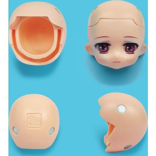The back skull bald head of YMY body can be equipped with GSC to replace the open eyelid head of clay doll accessories