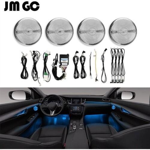 LED ambient light for Infiniti XQ50 64-color interior lights, luminous speaker cover, decorative panel lights, original installa
