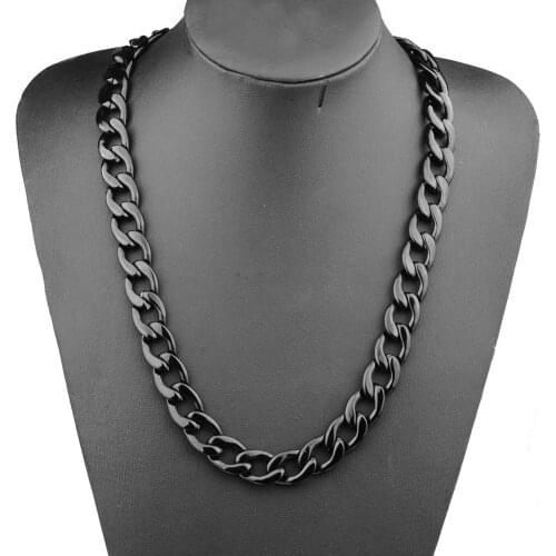 Tisnium Now United Men and Women Necklace Cuban Style Stainless Steel Choker Link Punk Hip-hop Accessories Friends Best Gift