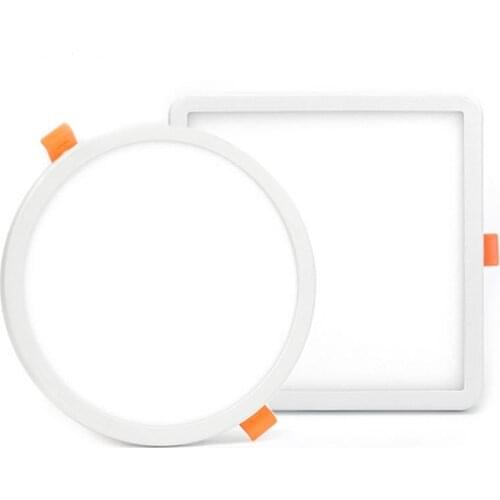 AC 85-265V Ultra Thin Round Square LED Panel Light 6W 8W 15W 20W Aluminum Ceiling Recessed Downlight open hole adjustable