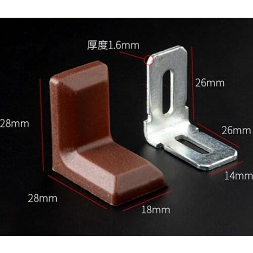 20 Pcs RV Trailer and marine fixed corner code connector with plastic decorative cover corner code cabinet wall cabinet