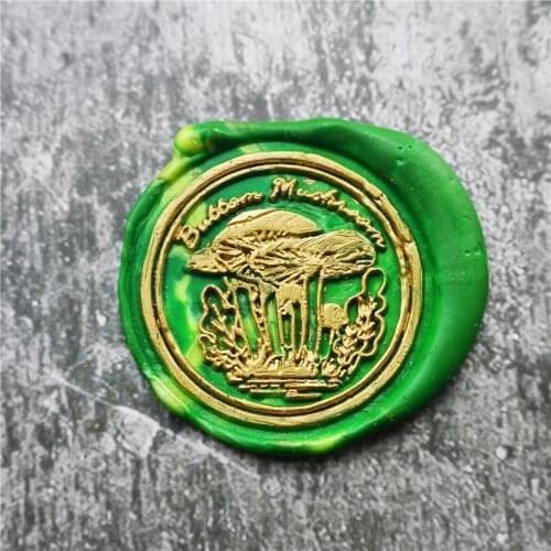Forest mushroom stamp head of Retro Wood Stamp Sealing Wax Seal Stamp Wedding Decorative sealing Stamp wax seals