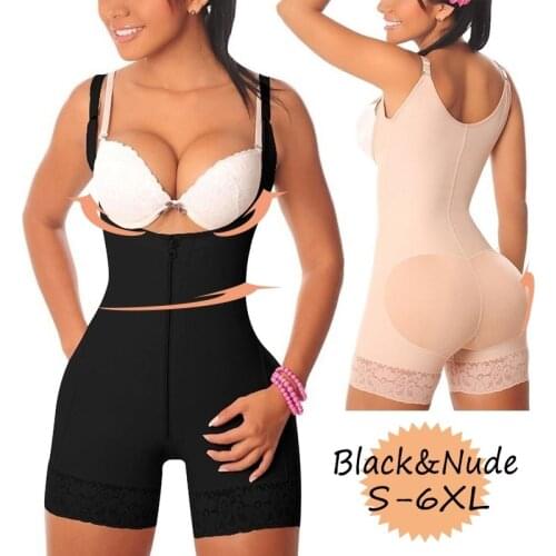 Minifaceminigirl Women Push Up Slimming Bodysuit Full Body Shape Sexy Seamless Adjustable Waist Traniner Shapewear