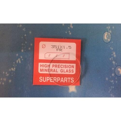 1.5mm Thick Round Hardend Watch Crystal Flat Round Standard Mineral Glass Crystal