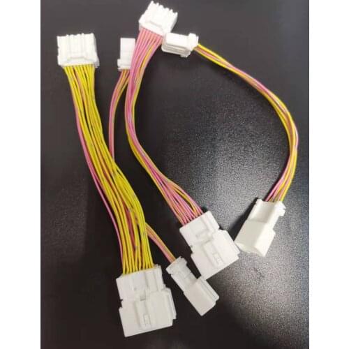 1pc for Honda seat heat switch paddle shift atmosphere taillight rearview mirror male female hairspring cable harness plug