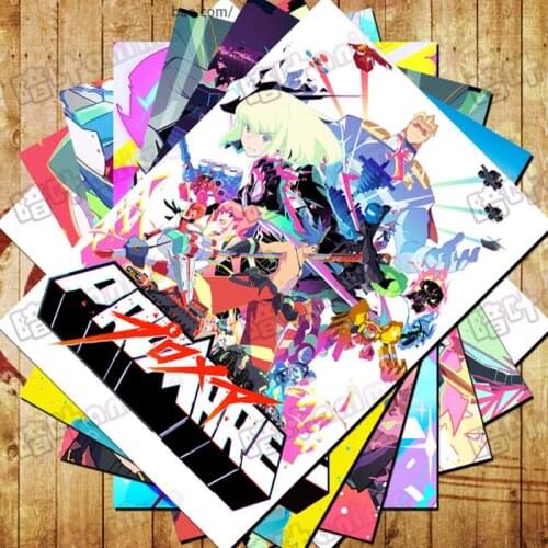 10 PCS/LOT Anime Promare Poster Postcard Toy Galo Fotia Lio Kray Lucia Aina Gueira Vinny Sticker 10 Comic Gift Cards Post card
