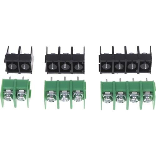 10Pcs High Quality 300V/20A 7.62 mm KF7.62 - 2P 3P 4P Screw Terminal Block Connector 7.62mm Pitch