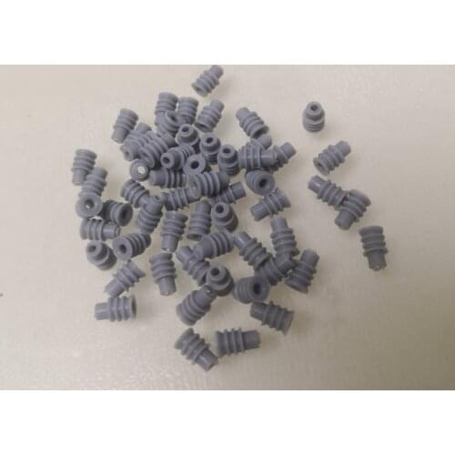 100/200/500pcs/lot 20AWG-22AWG 1.5mm Grey Connector Wire Waterproof Rubber Seal For Audi VW Skoda Seat 000979009E N 907 647 01