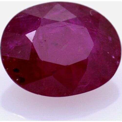 2,51 ct. Ruby Oval Cut