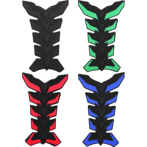 Motorcycle 3D Gel Oil Gas Tank Pad Fish Bone Protector Decal Sticker Pad Decor 3D Motorcycle Sticker