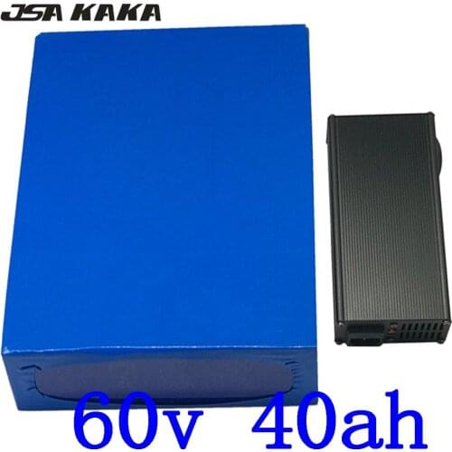 60V 40AH Lithium Battery 60V 20AH 25AH 30AH 35AH 40AH Electric Bike Battery 60V 1000W 2000W 3000W Electric Scooter Battery Pack