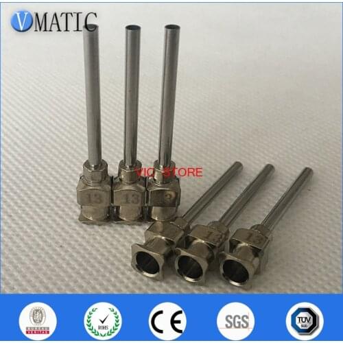 Free Shipping 12Pcs 1 Inch Tip Length 13G Blunt Stainless Steel Dispensing Needles Tips With Factory Price