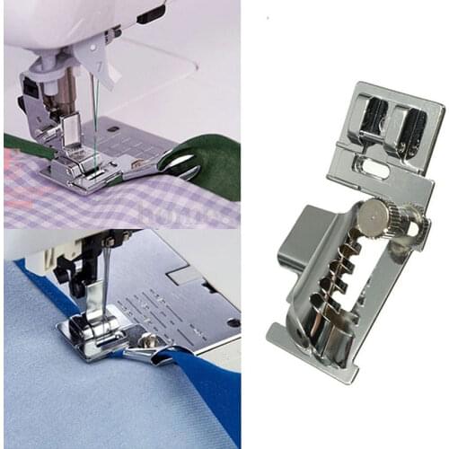 Household Sewing Machine Knitting Pressure Hemmer Binder Knit Wear Foot Domestic Accessories Bag Cloth Edging Tool Fabric Seam