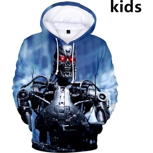 3 to 16 Years kids hoodies Terminator Dark Destiny 3d sweatshirt boys /girls hoodie harajuku cartoon pullover Children Pullover