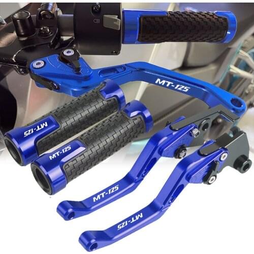 Motorcycle Clutch Brake Lever Aluminum Adjustable Brake Handle Clutch Levers FOR YAMAHA MT125 MT-125 2014 2015 2016 2017 2018