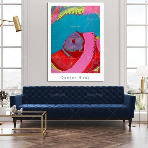 Damien Hirst In a Spin the Action Art Print, Damien Hirst Poster, Damien Hirst Print, Damien Hirst Spin Painting, Abstract Digit