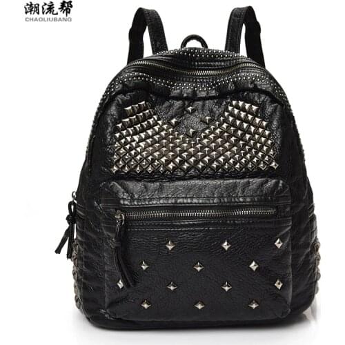 Kaixinuo Women's Leather Backpacks