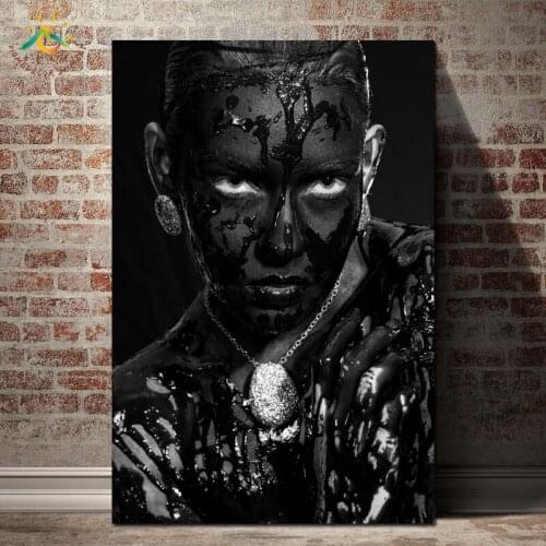 Makeup Cool Lady Picture Poster Canvas Painting Prints and Posters Modern Home Decor Wall Art Pictures Frame for Living Room
