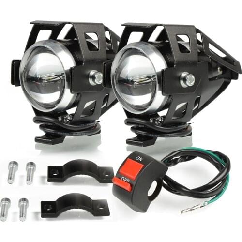 U5 Motorcycle Headlights Fog Head Light Headlamp Spotlights For TRANSALP NX 650 FMX 650 XRV650 TRX 300EX HONDA XLV 600 650 700