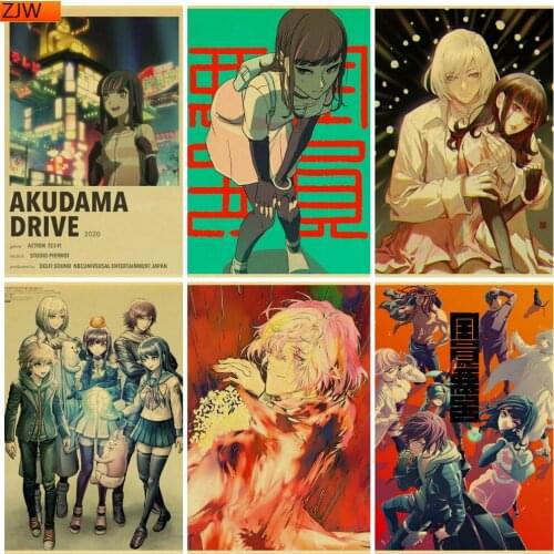 Anime Akudama Drive5D DIY Full Diamond Embroidery Diamond Painting Diamond Inlaid Diamond Mosaic Cross Stitch Kits Room Decor